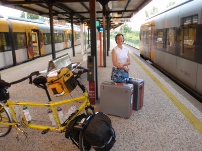 Train transfer.